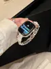 Pulseira de Metal Zircônia Cobre com Pontos de Estrela Adequada para Apple Watch iWatch 12ª Geração 11/10