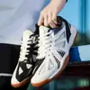 Zapatos de Tenis de Mesa Modelo Nuevo Transfronterizos para Hombres y Mujeres, Ligeros, Antideslizantes, Transpirables Zapatos de Bádminton, Zapatos de Tenis, Zapatos de Entrenamiento Profesional