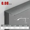 Venda Direta de Fábrica Arco Grande 1,2 Espessura Porta de Guarda-Roupa Puxador Invisível Atacado de Fábrica Porta de Armário Preta Puxador Branco
