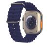 Nova Pulseira de Silicone Oceano Ultra com Fivela Dupla Adequada para Pulseira Apple S10 Iwatch-89 Geração 46mm Oceano