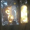 Decoración Navideña Plástica Transparente Hueca Colgante para Fiestas Flor Eterna Acrílica