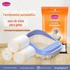 Grande engrossado gato saco de areia gato caixa de areia forrada com vaso sanitário descartável saco de lixo cordão moldura branco roll-free pá