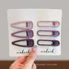 Pinzas para el pelo de niña, accesorios para el pelo de estilo coreano para mechones sueltos y flequillo, pinzas laterales de colores para el verano populares en redes sociales