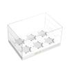 Caja de Empaque para Cupcakes Paquete de 6 12 Tazas Transparentes para Muffins 4 Caja de 6 Más Alta Portátil 12 Cajas de Empaque