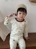 Ropa Infantil Estilo Coreano Otoño 2025 Ropa de Otoño e Invierno para Bebés Conjunto de Pijama de Dibujos Animados para Niños