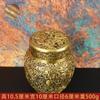 Hongda Latão Completo Dragão e Fênix Embossados Chengxiang Latas de Chá de Cobre Armazenamento de Luxo Leve para Casa e Escritório Ornamentos de Bronze
