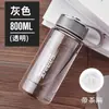 Taza de agua grande de gran capacidad para hombres, taza espacial, botella de agua de plástico para exteriores de verano, resistente a altas temperaturas, anticaídas, taza de té portátil