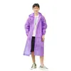 Venta al por mayor de fábrica impermeable no desechable poncho de viaje para exteriores color engrosado EVA ligero de una pieza impermeable para adultos