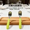 Colher Yuanbao de Aço Inoxidável 316 para Bebês e Crianças Pequenas, Autoalimentação, Colher de Alimentação no Atacado, Talheres de Colher Fofos