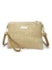Nova Bolsa Transversal Versátil Cor Sólida Moda Estilo Coreano Retrô Alta Qualidade Casual Personalidade Leve Simples Tendência
