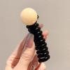 Elástico de Cabelo de Linha Telefônica Sem Marcas Feminino Rabo de Cavalo Alto Não Desmoronado Corda de Cabelo Trança Bolha Trança Trança Corda de Cabelo Não Elástico Acessório de Cabelo