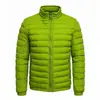 Jaqueta de Algodão Masculina Outono Inverno Tamanho Europeu Gola Alta Masculina Cor Sólida Roupas de Algodão Moda Casual Tendência Transfronteiriça Jaqueta Acolchoada de Algodão Masculina