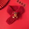 Bufanda para Gato y Perro Año Nuevo Accesorios para Mascotas Bufanda Decorativa Roja Linda Lana Cálida Tejida Cachorro Festivo