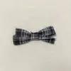 Novo Laço Simples de Tecido Xadrez Retrô Semi-Acabado Acessórios para Headwear DIY Roupas de Bebê Bolsas Capa de Celular Acessórios Acessórios