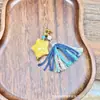 Colgante Corazón de Oso de Cera de Abeja de Segunda Generación Accesorios de Concha de Abeja Reina de Segunda Generación Llavero DIY Colgante para Bolso Colgante Moda