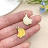 Colgante de Fruta Estéreo Artificial de Resina DIY Fresa Pequeña Naranja Manzana Llavero Pulsera Accesorios de Joyería