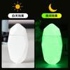 Encendedor de personalidad creativa de llama verde luminosa recta, encendedor prismático, regalo para novio, encendedor con grabado láser al por mayor