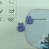 Botones de Plástico de Conejo Lindo y Colorido Forma de Animal Botones de Plástico para Ropa de Niños Botones Decorativos Plásticos Hechos a Mano para Niños DIY