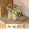 Caja de Almacenamiento Transparente para Juguetes, Organizador de Snacks, Cesta de Plástico para Ropa, Cubo de Almacenamiento, Cubo de Almacenamiento para Juguetes Infantiles