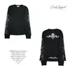 Camiseta de Manga Larga Unisex con Estampado de Leopardo Oscuro Estilo Europeo y Americano Ins Personalidad Retro Y2K Moda Callejera Venta al por Mayor