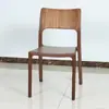 Silla de Comedor de Nogal Negro Norteamericano, Silla de Mesa de Comedor Nórdica de Lujo Ligero, Silla de Comedor para el Hogar de Estilo Chino Nuevo, Silla Simple de Estudio de Madera Maciza