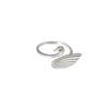 Popular Internet Popular Otoño e Invierno Nuevo Anillo de Cisne para Mujer Estilo Japonés-Coreano Estudiante Simple Estilo Mori Pequeño Fresco Anillo Abierto