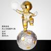Decoración de sala de estar, astronauta, astronauta, piso, adornos grandes, lámpara de decoración, luz para el hogar, regalo de inauguración de la casa de lujo