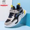 Sapatos Infantis Babudou Sapatos para Meninos 2026 Nova Primavera Outono Malha Respirável Meninos Médio Grande Sapatos Esportivos Infantis