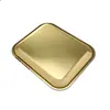 Bandeja para Cigarrillos de Hojalata Transfronteriza 34*27cm, Bandeja de Almacenamiento Cuadrada Grande con Patrón Metálico, Bandeja para Manejo de Tabaco
