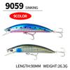 Señuelo Cebo Mayorista Minnow Sumergible de Largo Alcance 26.3G/90Mm Pesca de Agua Dulce Marítima Pesca de Orilla Lubina 9059