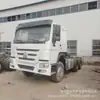 Suministro de Cabezal de Tractor Howo de Segunda Mano Howo 375 Caballos de Fuerza Doble Tracción Cuerpo Pesado Cabezal de Tractor Howo