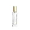 Botellas de Perfume en Stock 30/50/100ml Botellas de Perfume de Vidrio Transparente Botellas Vacías Botellas Pequeñas Recargables con Tapa de Spray Vidrio