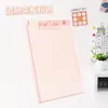 Pasta de Acrílico Dupla Face, Prancheta Transparente A4, Durável e Grossa, Prancheta Multifuncional para Provas, Bloco de Notas para Estudantes