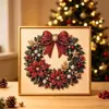 Pintura de Diamantes con Perlas Navideñas, Pegatinas de Diamantes, Pintura de Diamantes DIY Hecha a Mano para Niños, Transfronteriza, Halloween, Tamaño Grande, Personalización