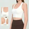 Camiseta de yoga estilo Lulu transfronteriza para mujer, sujetador deportivo de alta intensidad, sujetador de Pilates a prueba de impactos, venta al por mayor desde el fabricante