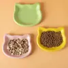 Tazón de Plástico para Gatos para Comer, Tazón de Comida para Gatitos, Bandeja para Snacks de Comida en Lata, Plato para Gatos, Tazón para Mascotas, Plato para Gatos, Tazón de Comida para Gatos