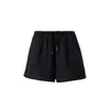 Pantalones Cortos de Algodón y Lino Transfronterizos Amazon para Mujer Verano Cintura Alta Pierna Ancha Holgados Casual Adelgazantes Hogar Pantalones de Tres Piezas