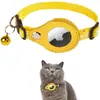 Collar para gatos con etiqueta de aire y protección contra explosiones, con posicionamiento impreso, funda protectora antipérdida.
