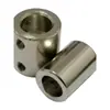 Acoplamento Rígido Aço 45# Galvanizado Adaptador Redutor Conector Motor Eixo Liso Transmissão Manga de Conexão Fixa 3-12mm