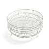 Rejilla deshidratadora de acero inoxidable de 3 capas, rejilla para freidora de aire, red para barbacoa, accesorios para freidora, red para cocinar al vapor de frutas y verduras