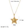Nuevos aretes de estrella de cinco puntas a juego de colores dorado y plateado aretes personalidad nicho en forma de estrella que no se decoloran aretes de oro de 18k