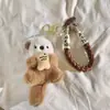 Muñeca Perezosa Gris Marina Linda Colgante Juguete de Peluche Lanyard para Teléfono Móvil Colgante de Bolso Llavero Muñeca Muñeca
