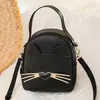 Bolsas para Mujer 2019 Nueva Mini Mochila Gatito Pequeña Fresca y Linda Bolsa para Teléfono Móvil Regalo Bolsa de Mujer