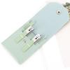 Conjunto de Cortadores de Unha Transfronteiriço, Ferramentas de Manicure, Verde Matcha Conjunto de 35 Peças, Cortadores de Unha, Tesouras para Cutículas, Conjunto de Ferramentas para Pedicure