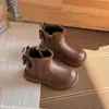 Botas para Niña Zapatos de Princesa 2026 Otoño/Invierno Nuevo Estilo Botines Cortos Infantiles Botas Martin de Algodón de Dos Capas Botas de Algodón para Niños Medianos y Grandes