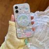 Fofo filhote explosivo para capa de celular iPhone16promax Suporte magnético Apple 15p 14 anti-queda 13p
