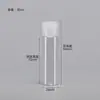 Botella transparente con tapa abatible de 20 ml, 50 ml y 100 ml para llevar en el equipaje de mano, desinfectante de manos sin necesidad de lavado, para cosméticos, para viajes, subbotella de PET.