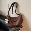 Bolsa Tote Casual de Gran Capacidad para Mujer 2025 Otoño Nuevo Bolso de Hombro Cruzado Versátil Retro de Gama Alta