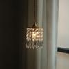 Lustre de Cabeceira Casual para Quarto Francês Americano Luxo Acessível High-End Bar Cristal Cabeça Única Pequeno Lustre Zhongshan