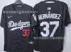 Jersey de béisbol transfronterizo europeo y americano Dodgers Los Angeles Dodgers Jersey de béisbol uniforme de béisbol cárdigan